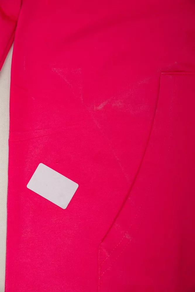 Купити Спортивний костюм жіночий двонитка  -уцінка, колір рожевий, 214R1419-006-U-11 оптом - Фото №7