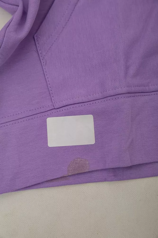 Купить Спортивный костюм женский двухнитка  -уценка, цвет сиреневый, 214R1419-005-U-1 оптом - Фото №8