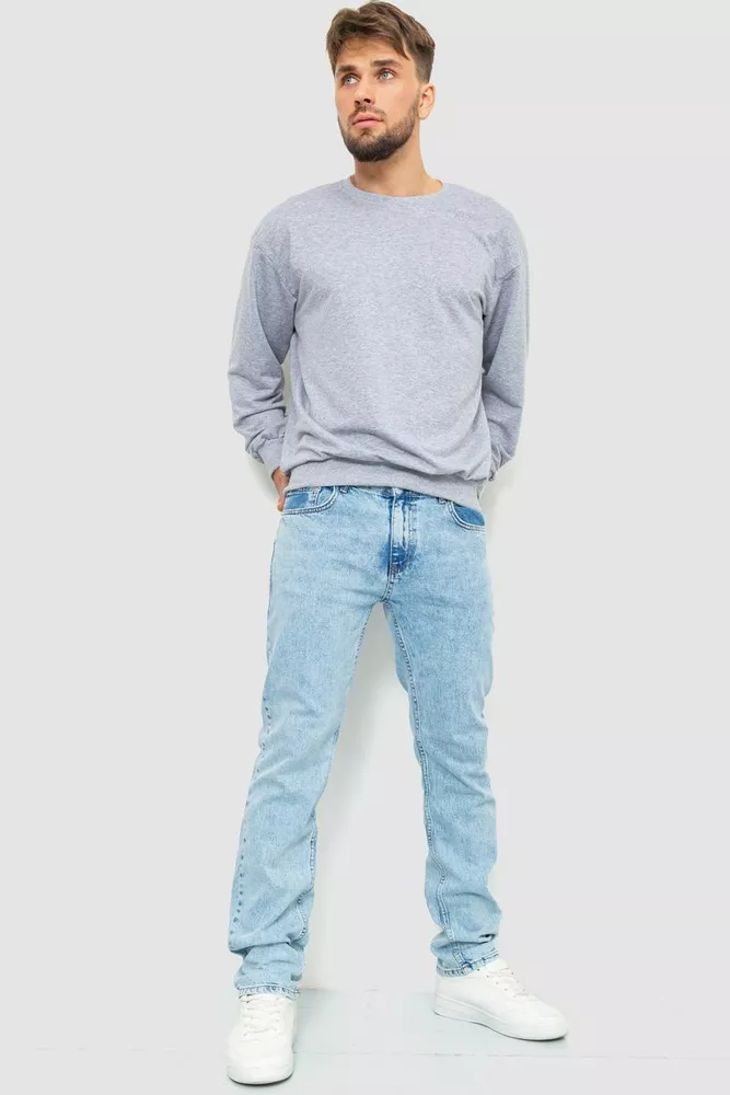 Купити Джинси чоловічі Slim, колір темно-блакитний, 157R37-21-004 - Фото №2