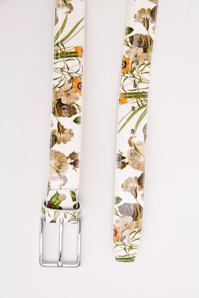 Купити Ремінь жіночий лаковий  -уцінка, колір різнобарвний, 196R3010W10-U оптом - Фото №3