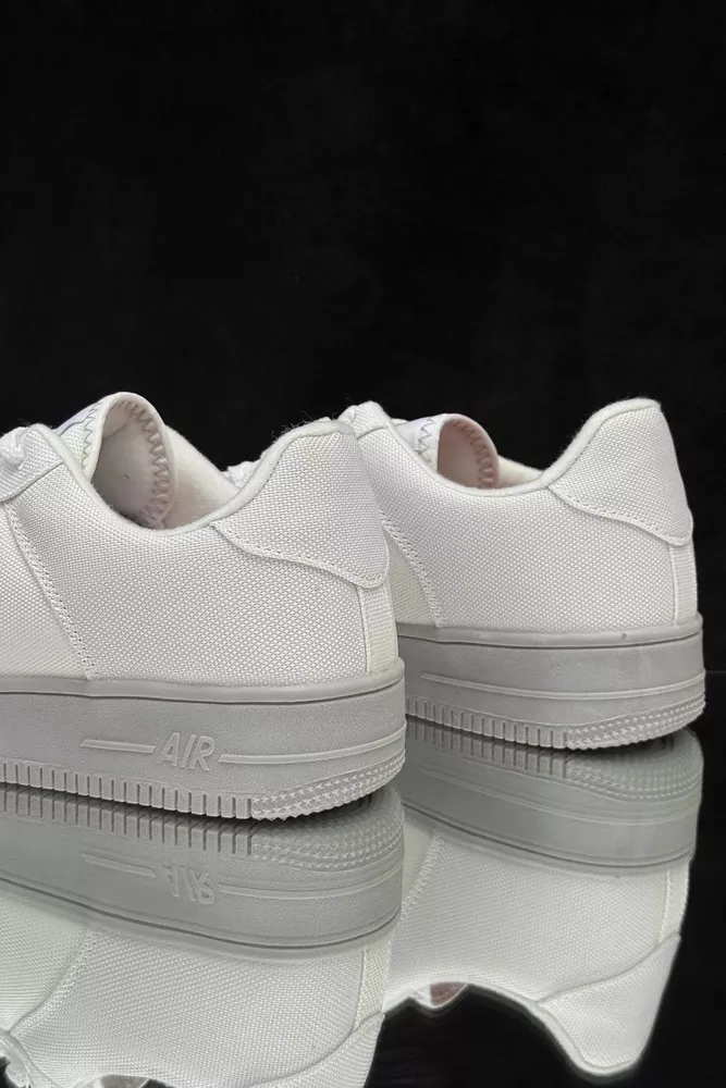 Купити Кросівки чоловічі текстиль  -уцінка, колір біло-сірий, 248RCX1610-U - Фото №4