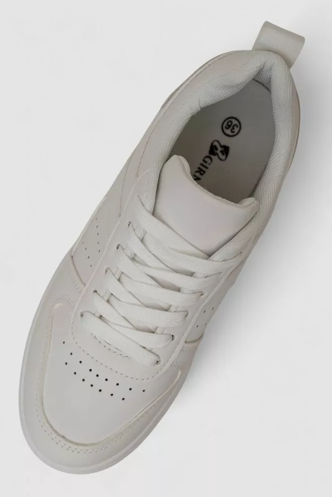 Купити Кросівки жіночі  -уцінка, колір білий, 256RCB005-U-1 оптом - Фото №2