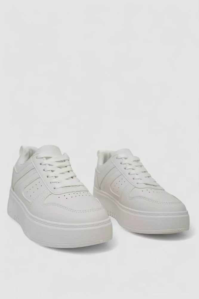 Купити Кросівки жіночі  -уцінка, колір білий, 256RCB005-U-1 оптом - Фото №3