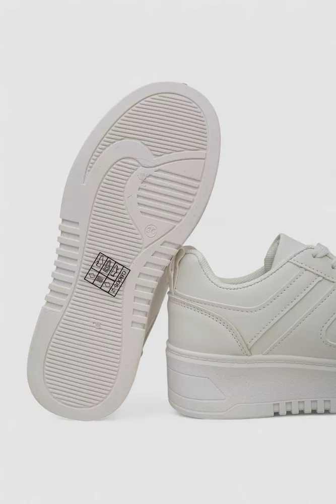 Купити Кросівки жіночі  -уцінка, колір білий, 256RCB005-U-1 оптом - Фото №5