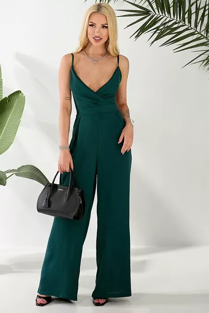 Комбинезон женский, цвет зеленый, 257R370