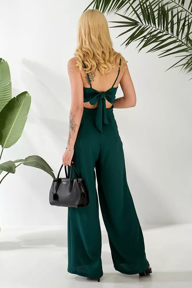 Купить Комбинезон женский, цвет зеленый, 257R370 - Фото №5