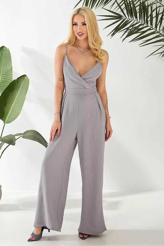 Купить Комбинезон женский, цвет серый, 257R370 - Фото №2