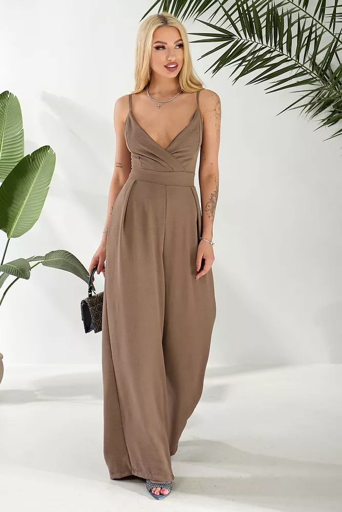 Купить Комбинезон женский, цвет мокко, 257R370 - Фото №2