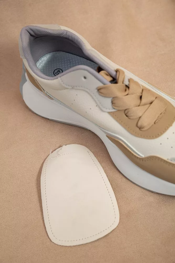 Купить Кроссовки женские  -уценка, цвет бежево-коричневый, 248RXM40-95-U-1 оптом - Фото №6