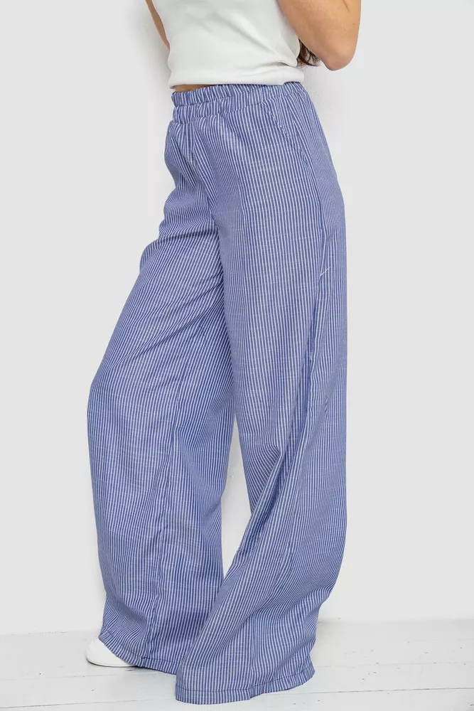 Купити Штани жіночі вільного крою, колір джинс, 119R350-8 - Фото №3