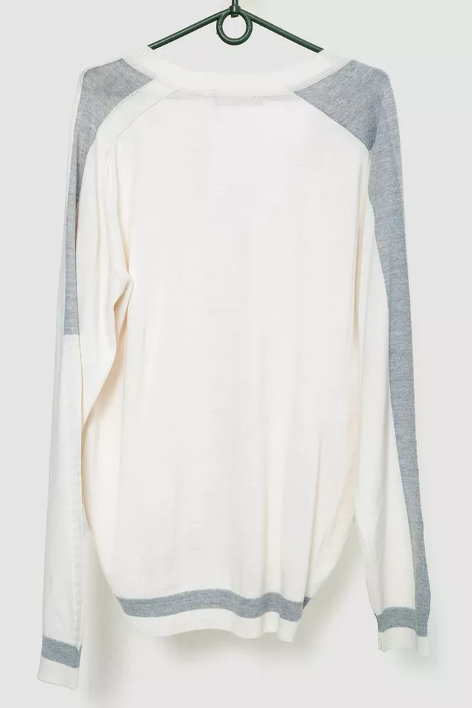 Купити Кофта чоловіча на ґудзиках, колір молочний, 244R6180 - Фото №2