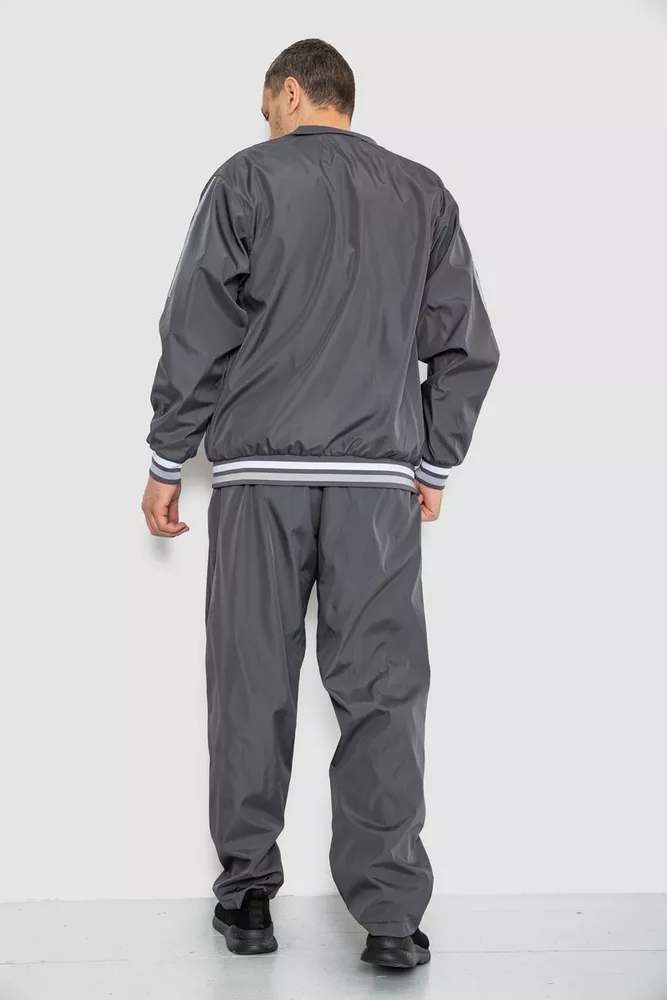 Купити Спорт чоловічий костюм  -уцінка, колір сірий, 244R901-U - Фото №4