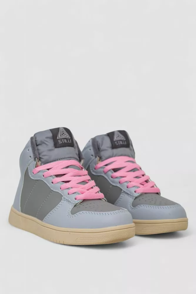 Купить Кроссовки женские зимние на меху  -уценка, цвет серо-голубой, 248RH1060-U-12 оптом - Фото №3