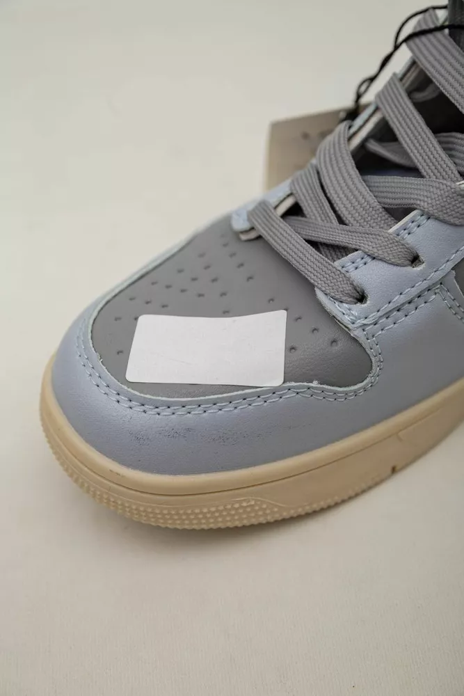 Купить Кроссовки женские зимние на меху  -уценка, цвет серо-голубой, 248RH1060-U-12 оптом - Фото №9