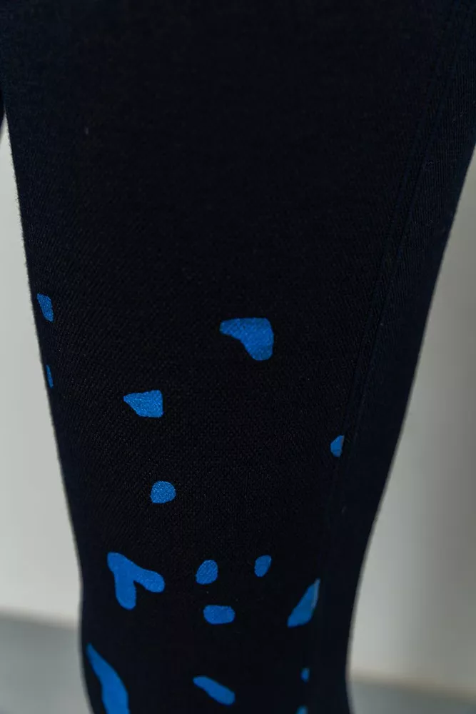 Купити Лосини жіночі теплі на флісі  -уцінка, колір чорний, 131R6000-U-1 - Фото №5