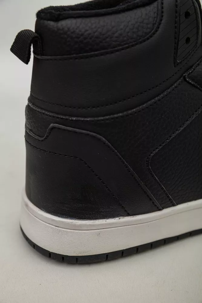 Купить Кроссовки мужские зимние на меху  -уценка, цвет черно-белый, 248RH1070-U-3 - Фото №7