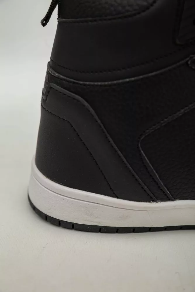 Купить Кроссовки мужские зимние на меху  -уценка, цвет черно-белый, 248RH1070-U-3 - Фото №8