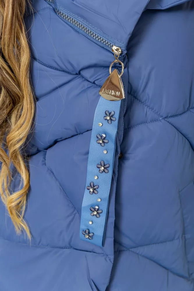 Купити Куртка жіноча  -уцінка, колір джинс, 235R902-U - Фото №7