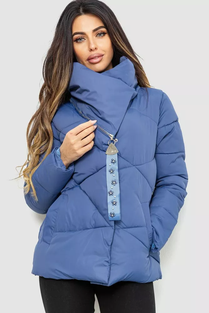 Купити Куртка жіноча  -уцінка, колір джинс, 235R902-U - Фото №1