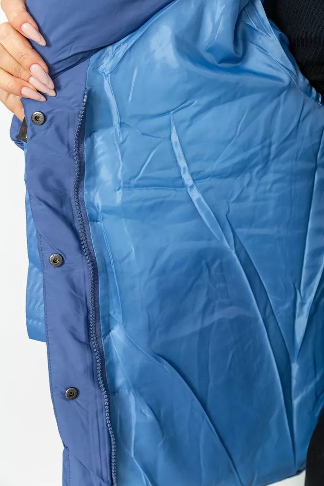 Купити Куртка жіноча  -уцінка, колір джинс, 235R902-U - Фото №8