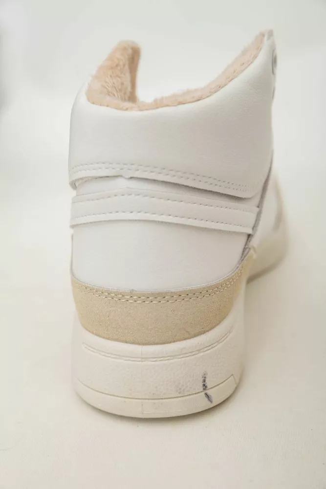 Купити Кросівки жіночі зимові на хутрі  -уцінка, колір біло-бежевий, 248RAD500-U - Фото №8