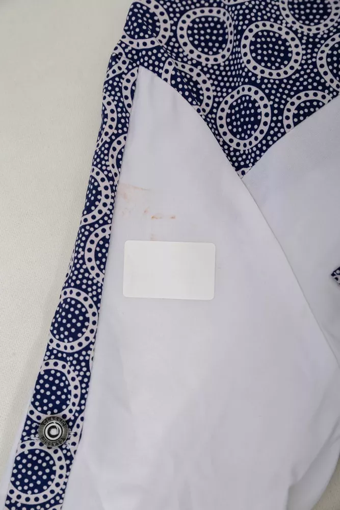 Купить Рубашка классическая с принтом  -уценка, цвет белый, 230R7214-U - Фото №6