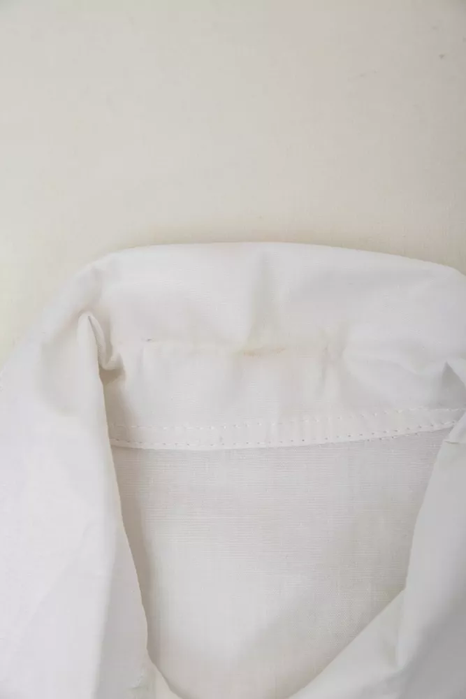 Купить Рубашка женская однотонная  -уценка, цвет белый, 230R304-U - Фото №6