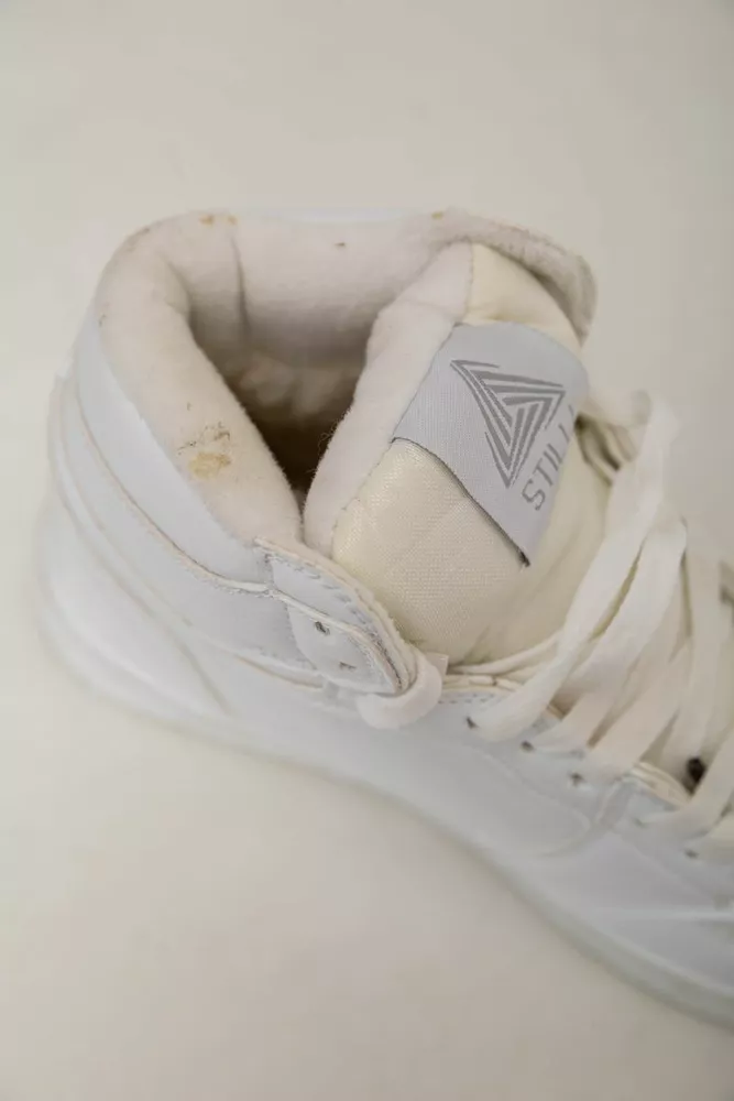 Купити Кросівки жіночі зимові на хутрі  -уцінка, колір білий, 248RHB470-U-3 - Фото №7