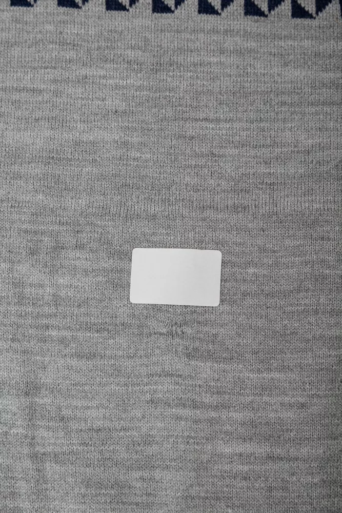 Купить Свитер мужской  -уценка, цвет серо-синий, 161R898-U-1 - Фото №6