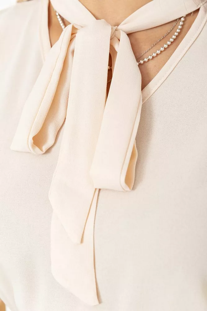 Купити Ошатне плаття  -уцінка, колір кремовий, 204R601-U-4 - Фото №6