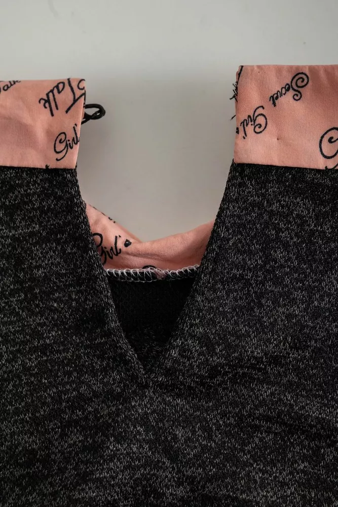 Купити Блуза-обманка  -уцінка, колір сіро-персиковий, 230R542-5-U - Фото №4