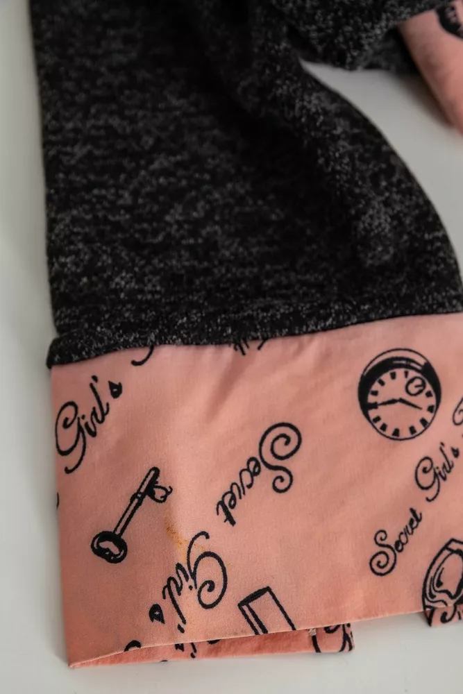 Купити Блуза-обманка  -уцінка, колір сіро-персиковий, 230R542-5-U - Фото №6