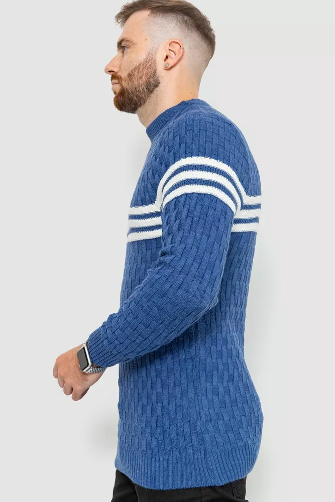 Купити Светр чоловічий, колір джинс, 229R2029 оптом - Фото №3
