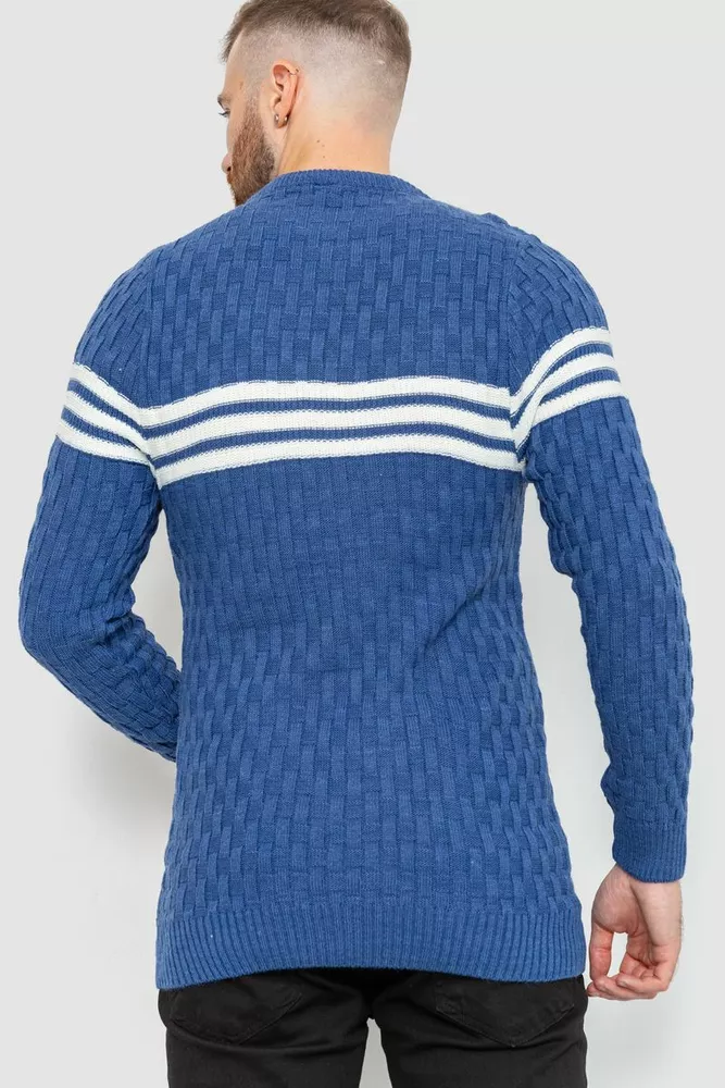 Купити Светр чоловічий, колір джинс, 229R2029 оптом - Фото №4