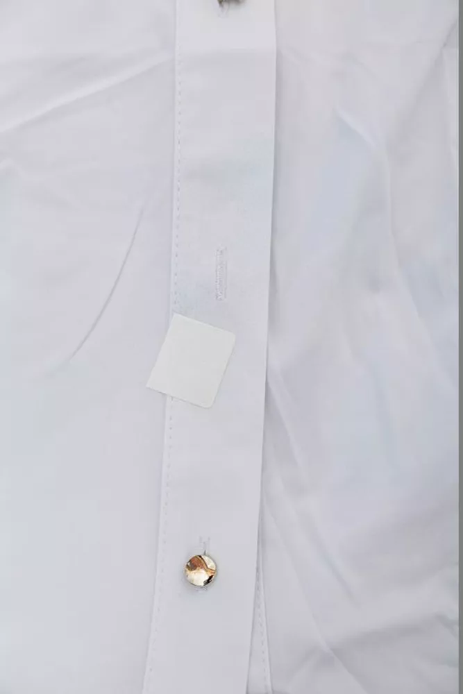 Купити Сорочка класична з принтом  -уцінка, колір білий, 230R7211-2-U-12 - Фото №6