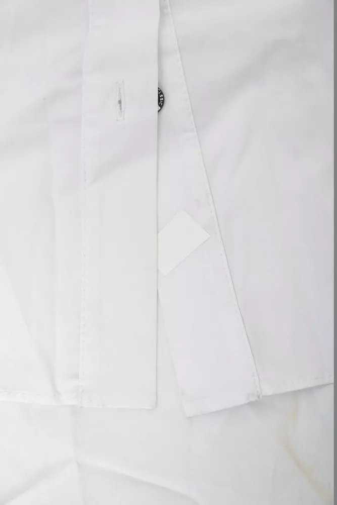 Купити Сорочка класична з принтом  -уцінка, колір білий, 230R7211-U-19 - Фото №6