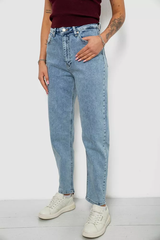 Купить Джинсы женские Balon, цвет голубой, 244R2616 - Фото №3