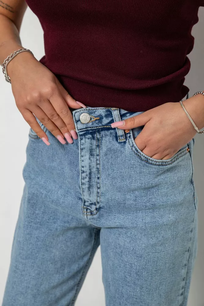 Купить Джинсы женские Balon, цвет голубой, 244R2616 - Фото №5