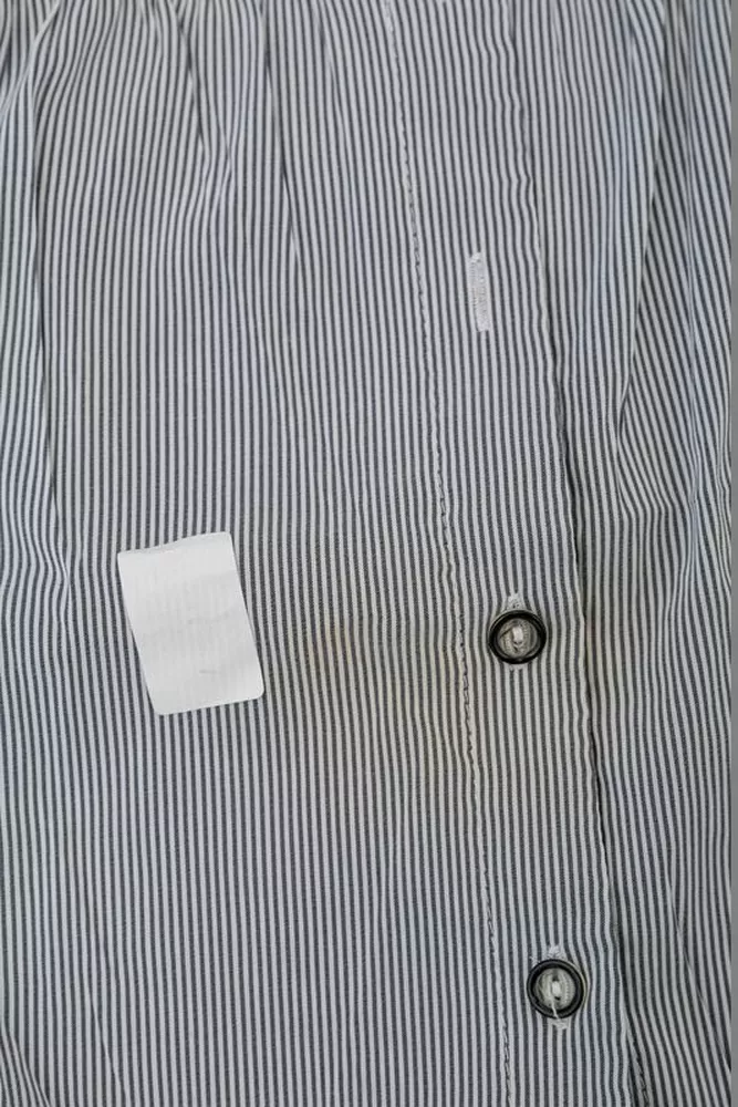 Купить Рубашка-туника в полоску  -уценка, цвет серый, 230R665-U-13 - Фото №6