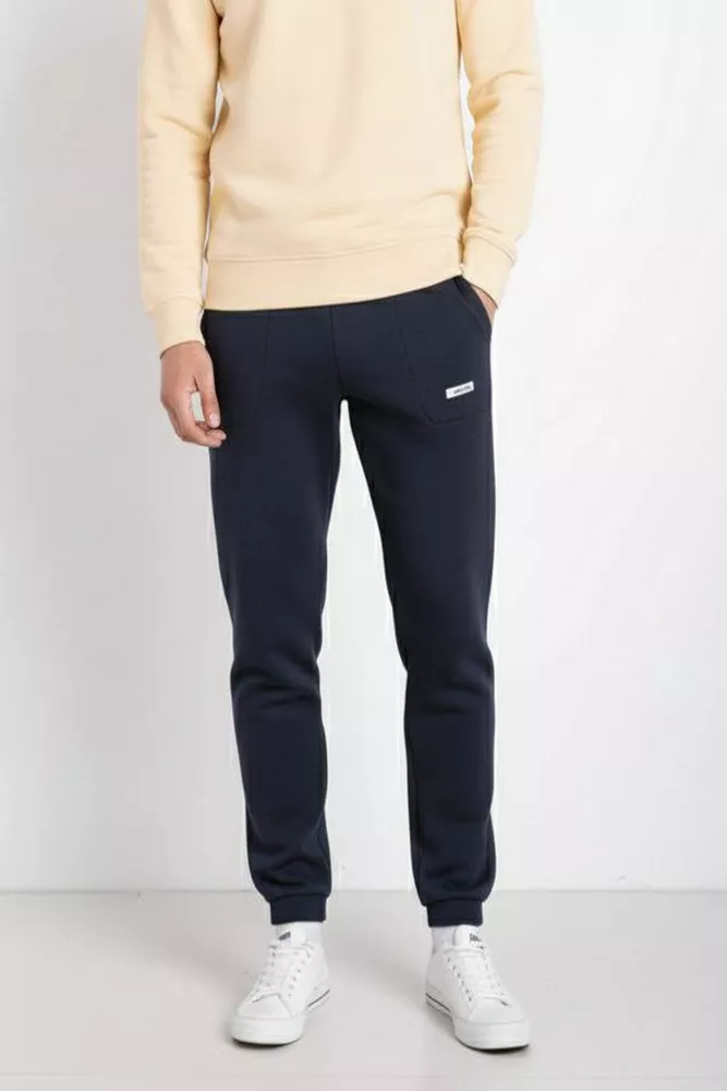 Купить Спортивные штаны мужские на флисе, цвет синий, 129RA9998 - Фото №1