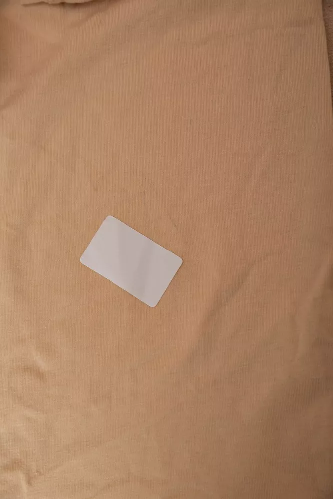 Купити Футболка жіноча з принтом  -уцінка, колір бежевий, 244R1023-U оптом - Фото №6