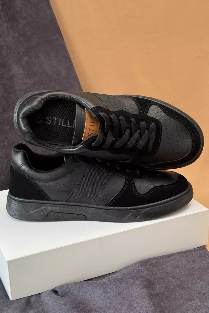 Купить Кеды мужские, цвет черный, 248RR121-1R - Фото №3