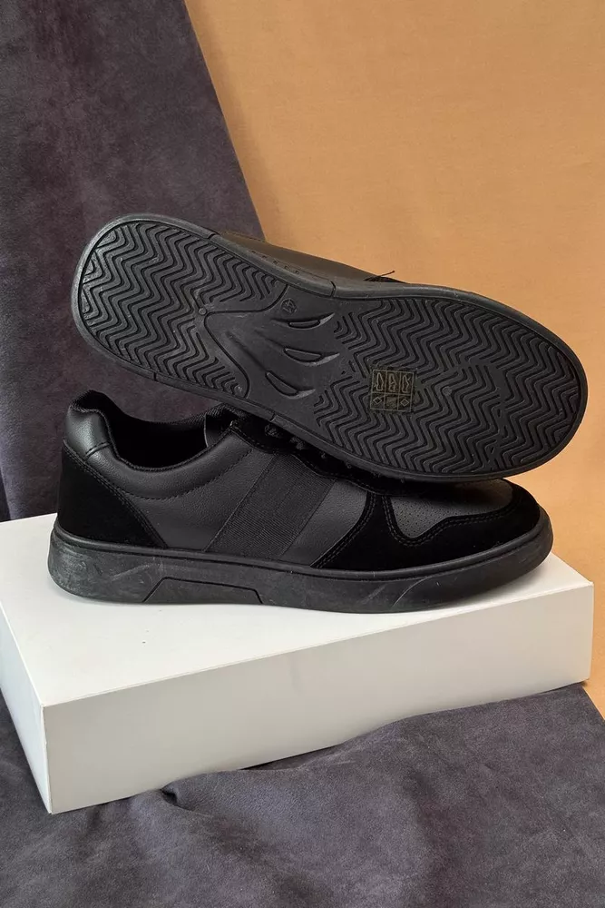 Купить Кеды мужские, цвет черный, 248RR121-1R - Фото №4