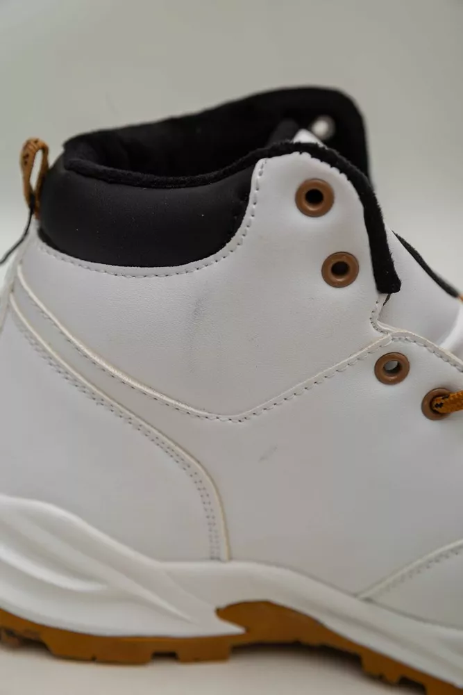 Купить Кроссовки женские зимние на меху  -уценка, цвет бело-желтый, 248RH770-U-39 - Фото №7