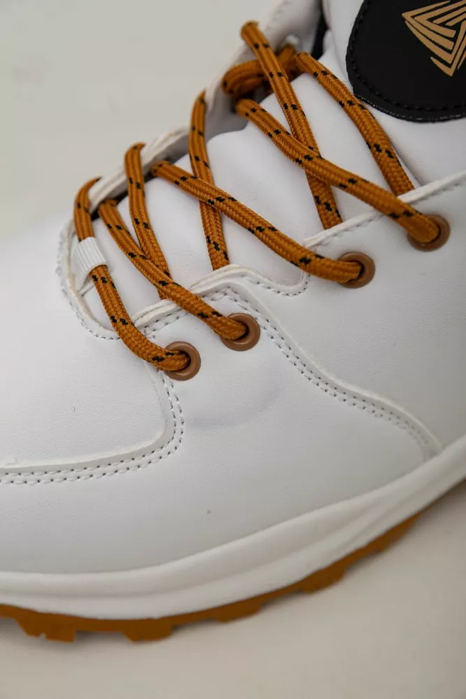 Купить Кроссовки женские зимние на меху  -уценка, цвет бело-желтый, 248RH770-U-40 - Фото №7