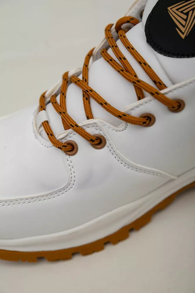 Купить Кроссовки женские зимние на меху  -уценка, цвет бело-желтый, 248RH770-U-40 - Фото №8