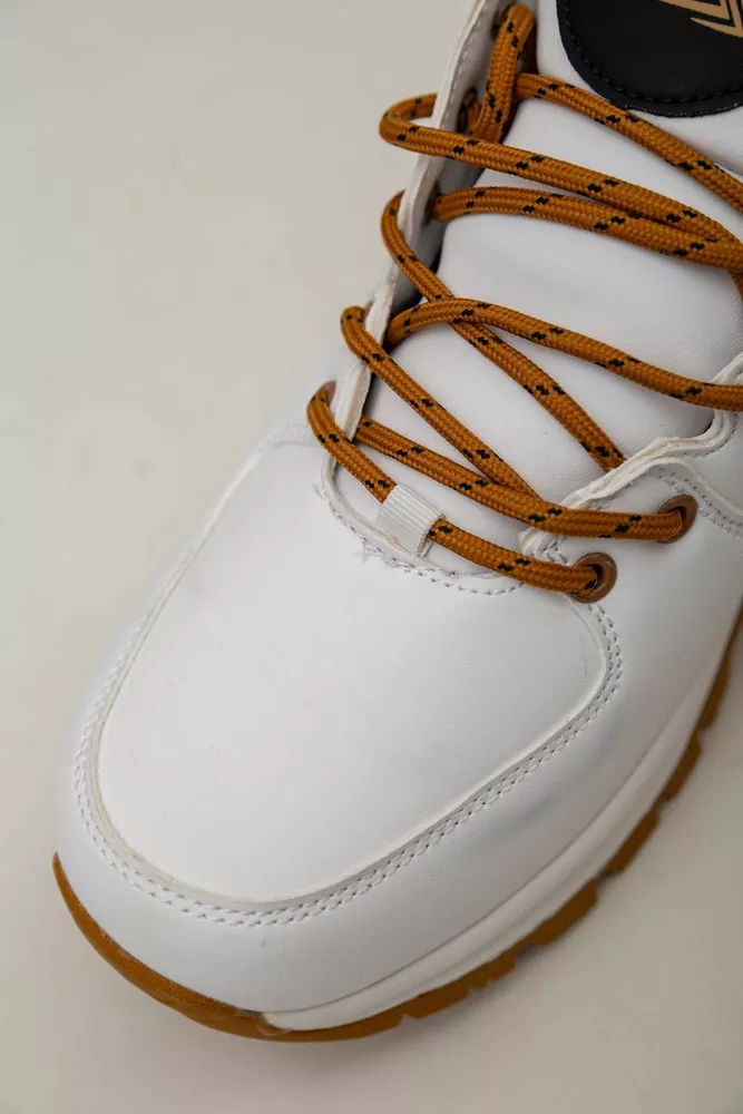 Купить Кроссовки женские зимние на меху  -уценка, цвет бело-желтый, 248RH770-U-43 - Фото №7