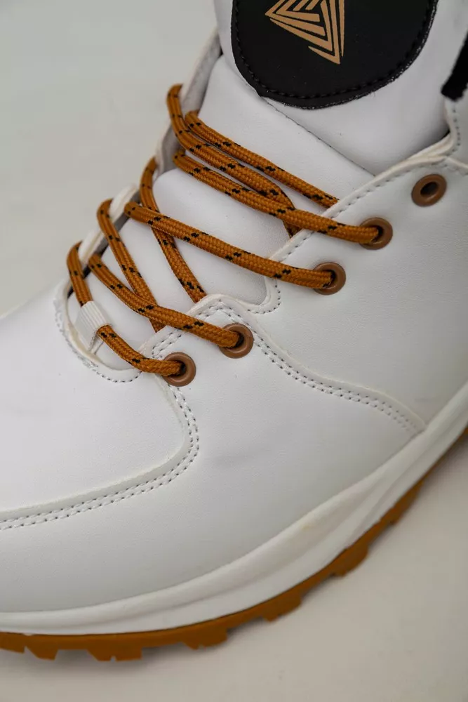 Купить Кроссовки женские зимние на меху  -уценка, цвет бело-желтый, 248RH770-U-46 - Фото №8