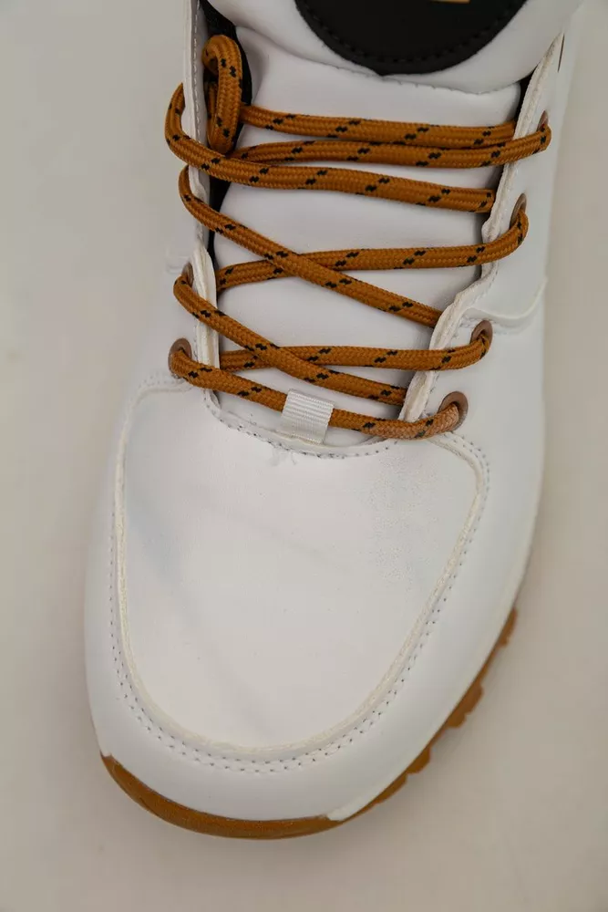 Купить Кроссовки женские зимние на меху  -уценка, цвет бело-желтый, 248RH770-U-53 - Фото №7