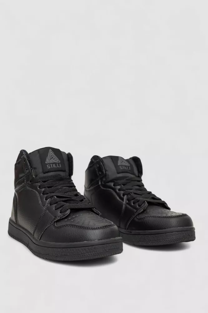 Купить Кроссовки женские зимние на меху, цвет черный, 248RH1030-1 - Фото №3